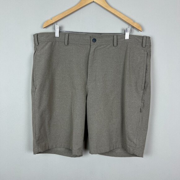 Mack Weldon Shorts Mens 2XL Beige‎ Radius Flex Pockets Performance Stretch Golf - Picture 1 of 11